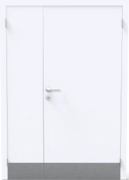 Двери для школ и учебных заведений — Дверь глухая двупольная — фото