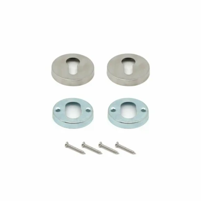 Дверь остекленная двупольная — Накладка на цилиндр — фото